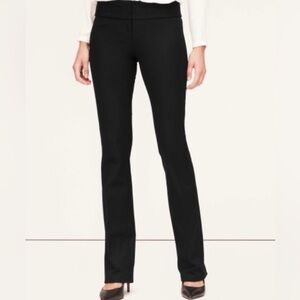 NWT Ann Taylor Loft Marisa Boot Cut Pants Black 00